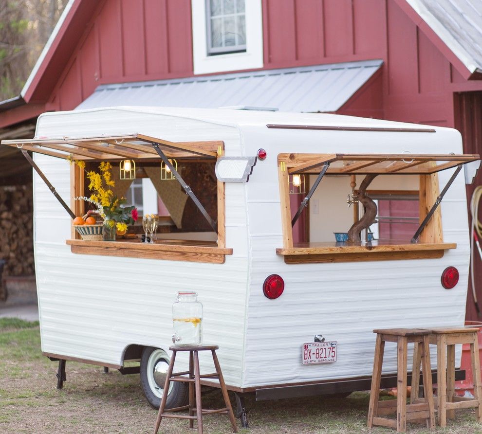 Camper Remodel for a Eclectic Home Bar with a Trailer and 1971 Shasta Camper Remodel Into Camp Cocktail by Paul Fuelling Woodworking