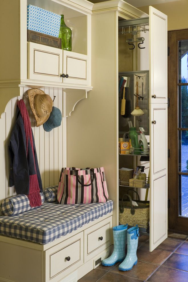 Canby Builders Supply for a Rustic Entry with a Wood Molding and French Country Elegance by Alan Mascord Design Associates Inc