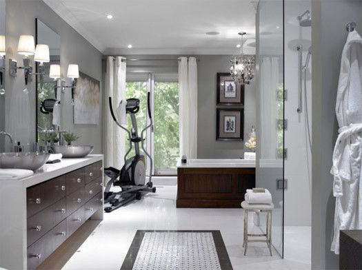 Candice Olsen for a Modern Bathroom with a Modern and Spa Bathroom by Busymom