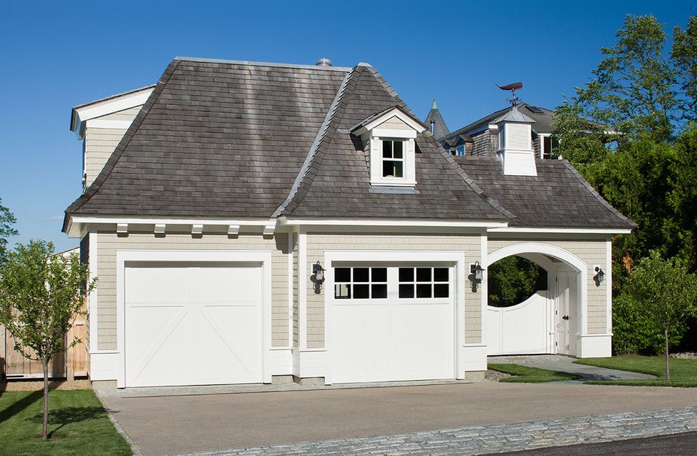 Cape Cod Brass for a Beach Style Exterior with a Beach Style and Coastal Victorian Renovation by Ronald F. Dimauro Architects, Inc.