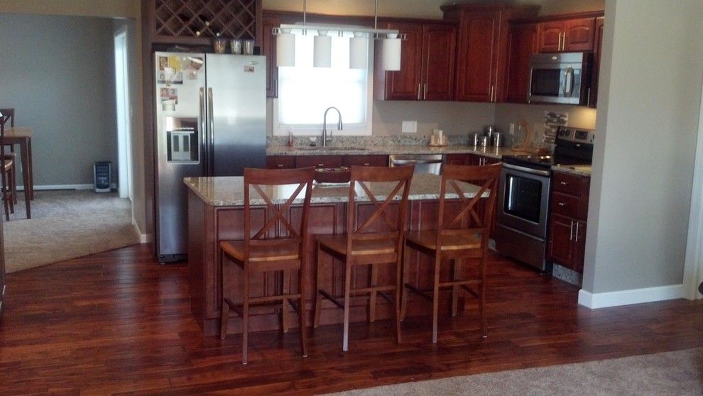 Carpet Weavers for a Traditional Kitchen with a Vinyl Flooring and Residential by Carpet Weaver's