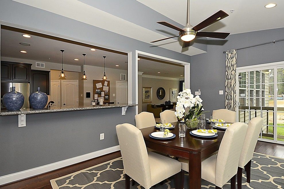 Caruso Homes for a  Spaces with a Dark Hardwood Floors and Emory Ii Model by Caruso Homes