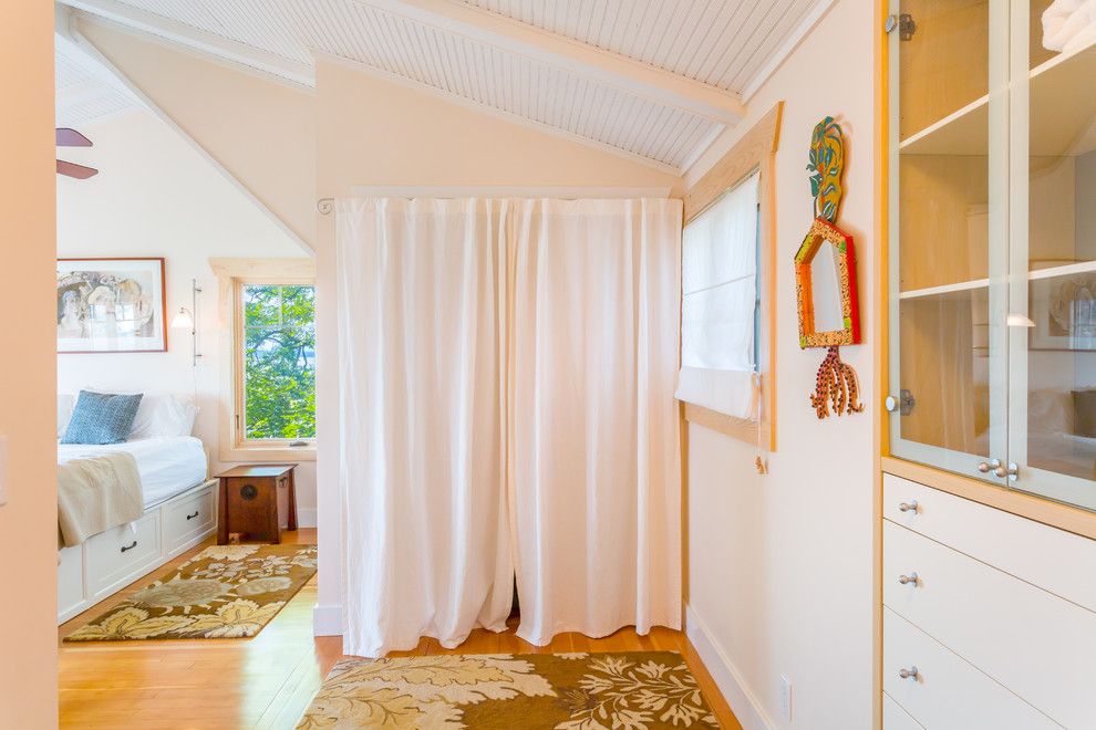 Cassies Closet for a Beach Style Bedroom with a Symmetry and West Seattle Waterfront Retreat by Cassie Daughtrey Realogics Sotheby's Realty