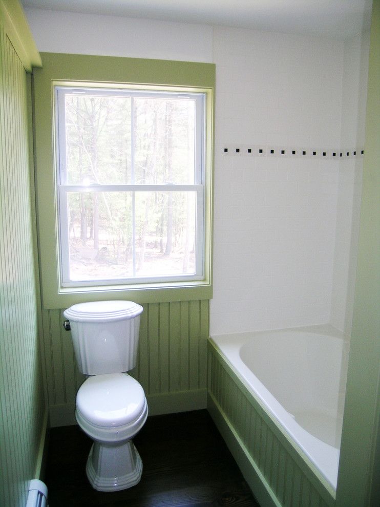 Catskill Farms for a Traditional Bathroom with a Green and Bathrooms by Charles Petersheim, Builder