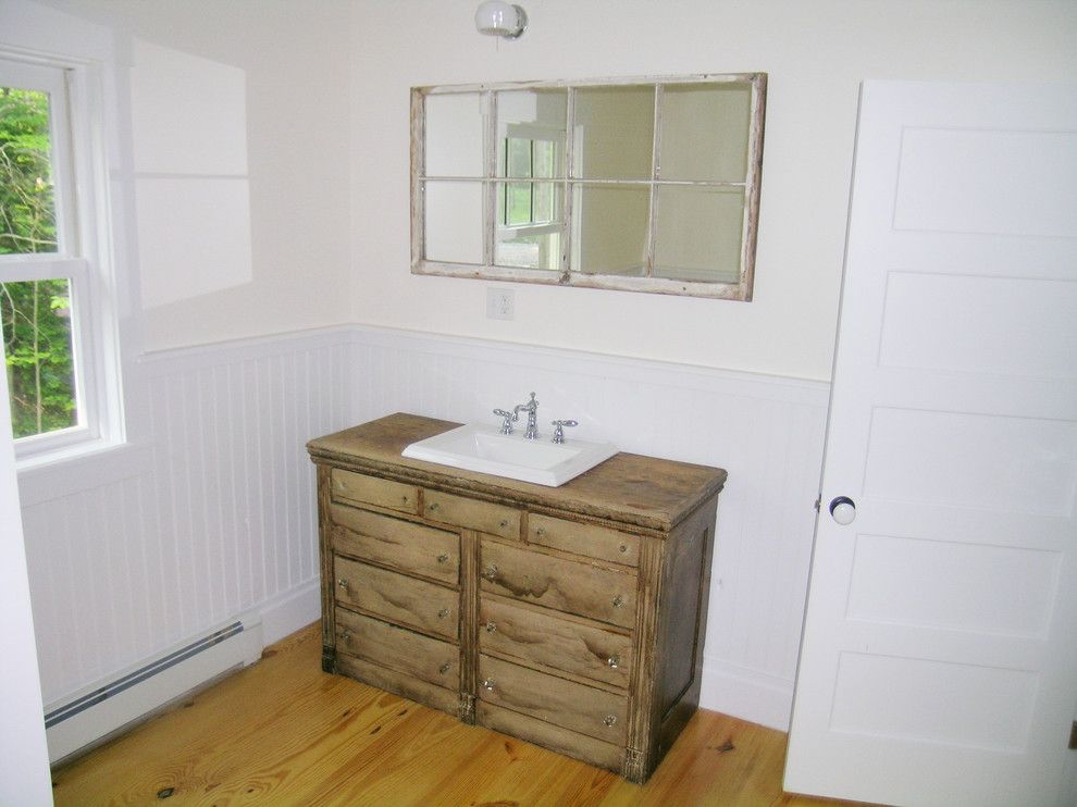 Catskill Farms for a Traditional Bathroom with a Ulster County and Bathrooms by Charles Petersheim, Builder