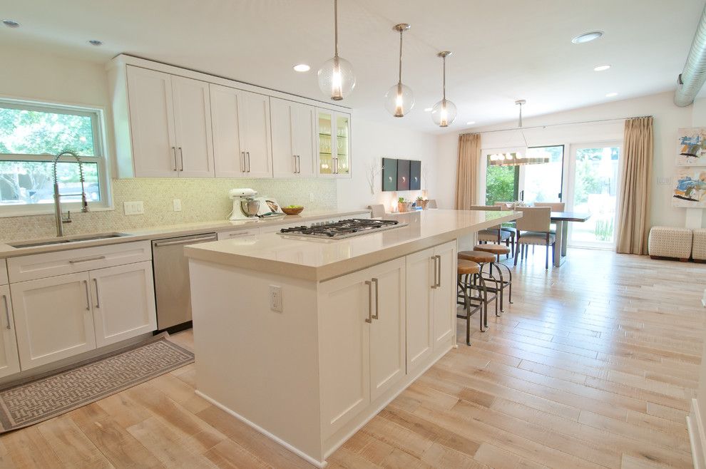 Ceasar Stone for a Contemporary Kitchen with a Texas and Tarrytown Remodel by Butter Lutz Interiors, Llc