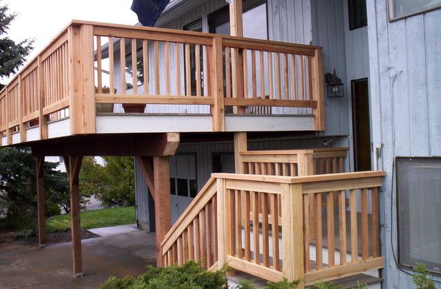 Cedar Creek Lumber for a Craftsman Deck with a Decks and Awesome Decks by Cedar Creek Lumber