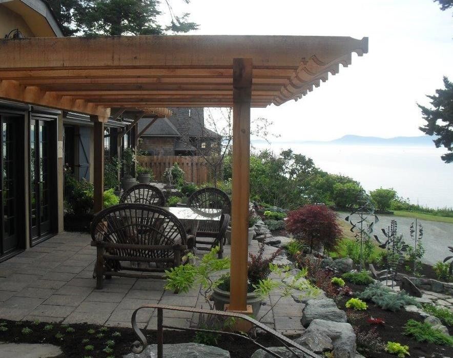 Cedar Creek Lumber for a Craftsman Patio with a Western Red Cedar and Hillman/pharaoh's Pergola by Cedar Creek Lumber