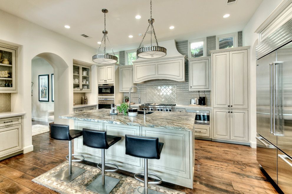 Central Valley Builders Supply for a Mediterranean Kitchen with a Wood Floors and Kitchen by Allan Edwards Builder Inc