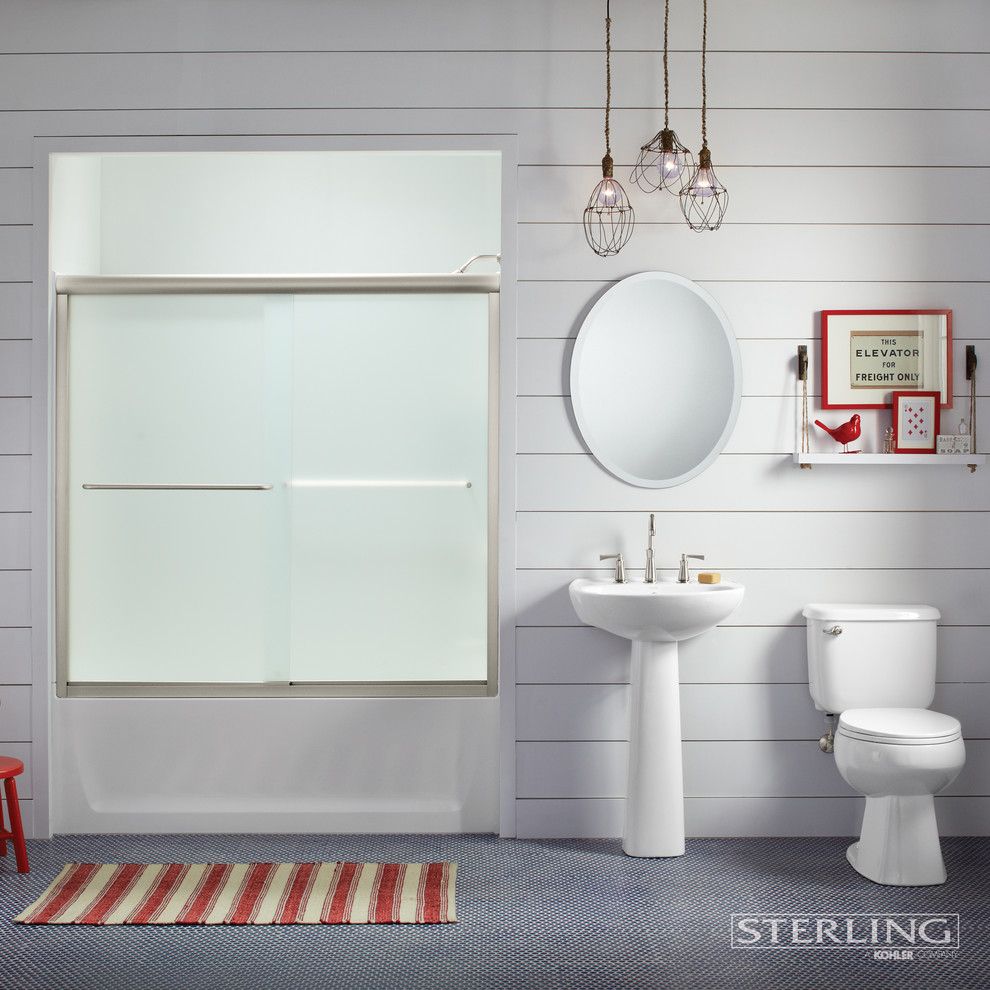 Certa Pro for a Contemporary Bathroom with a Pedestal Sinks and Bathrooms by Sterling Plumbing