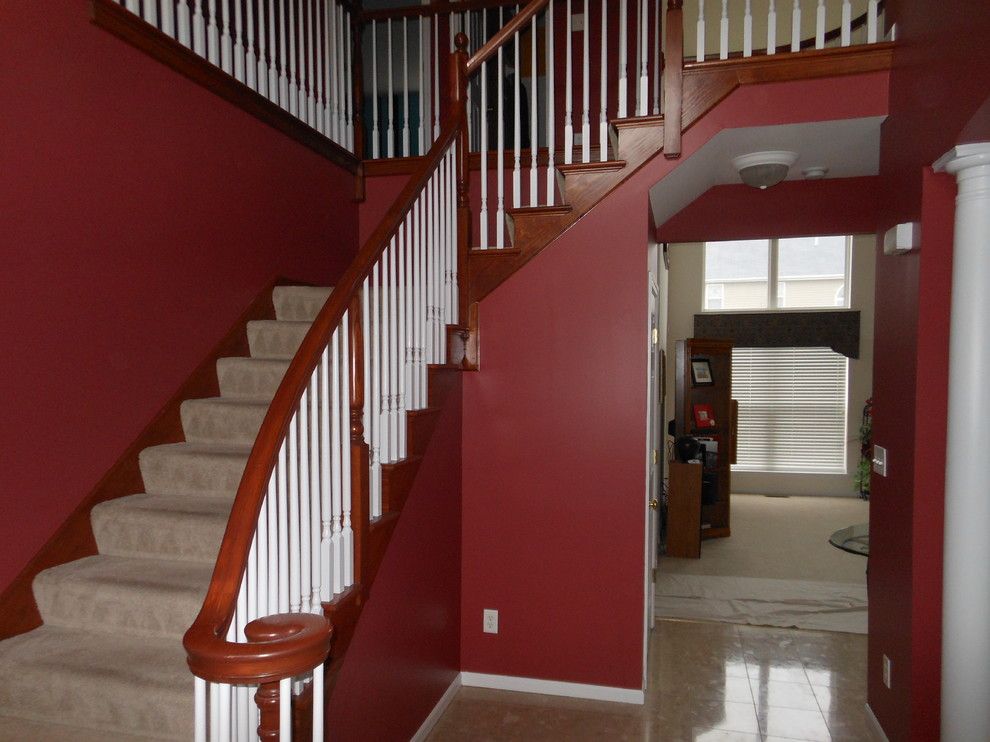 Certa Pro for a Traditional Staircase with a Traditional and Certapro Painting Project by Certapro Painters of Fenton, Mo