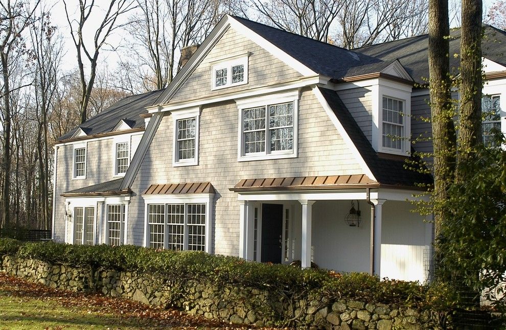 Certainteed Landmark Shingles for a Traditional Exterior with a Traditional and House on Turtle Back by Joseph B Lanza Design + Building