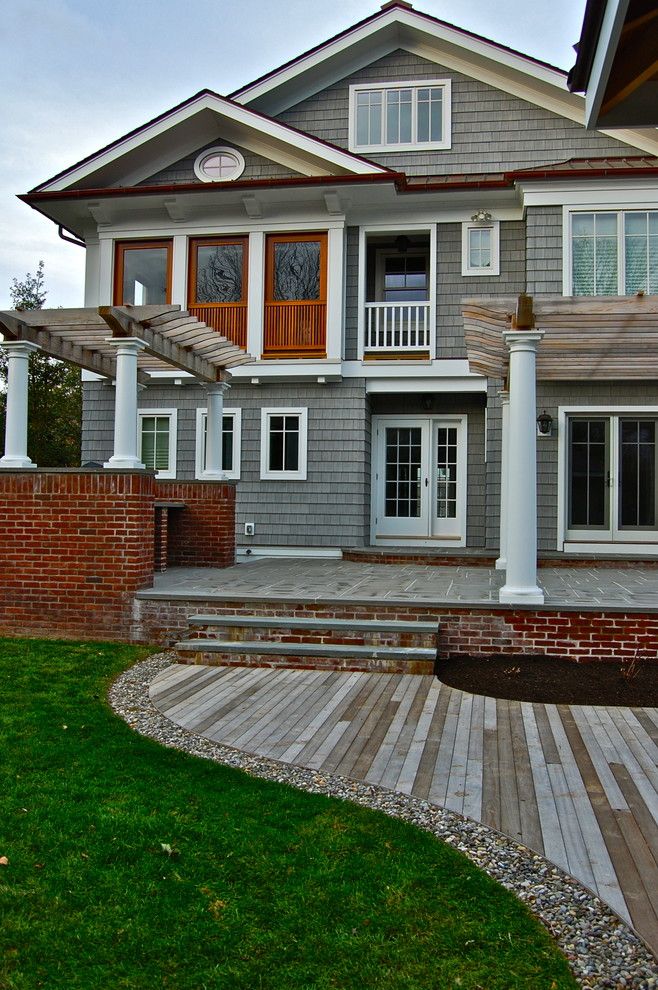 Certainteed Landmark Shingles for a Victorian Exterior with a Outdoor Grill and Project in Process Down the Shore! by Liquidscapes