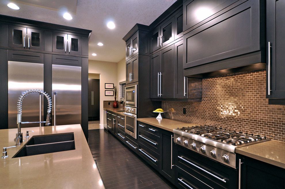 Chalk Paint Kitchen Cabinets for a Contemporary Kitchen with a Frame and Panel Woodwork and Ridge Home by Jordan Lotoski