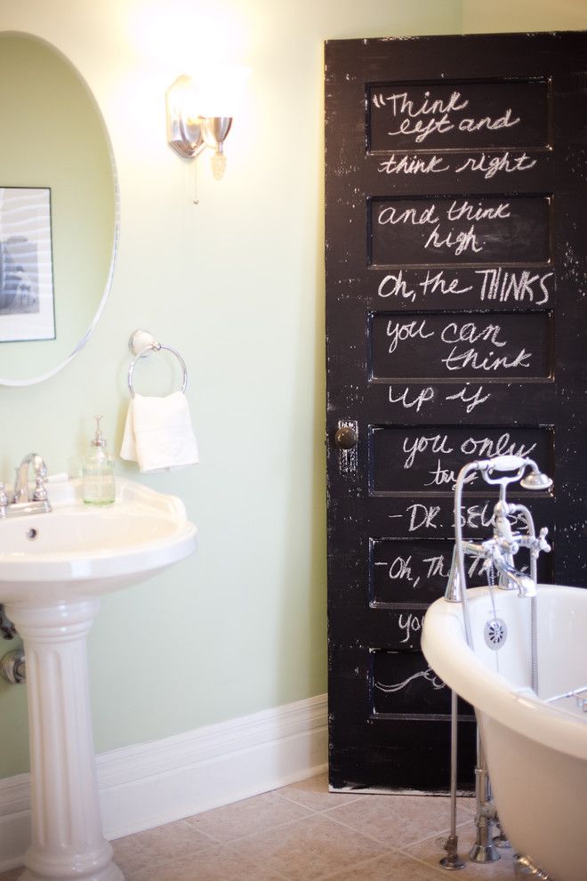 Charleston Homes Omaha for a Traditional Bathroom with a Green and Master Bathroom by Jessica Mckay