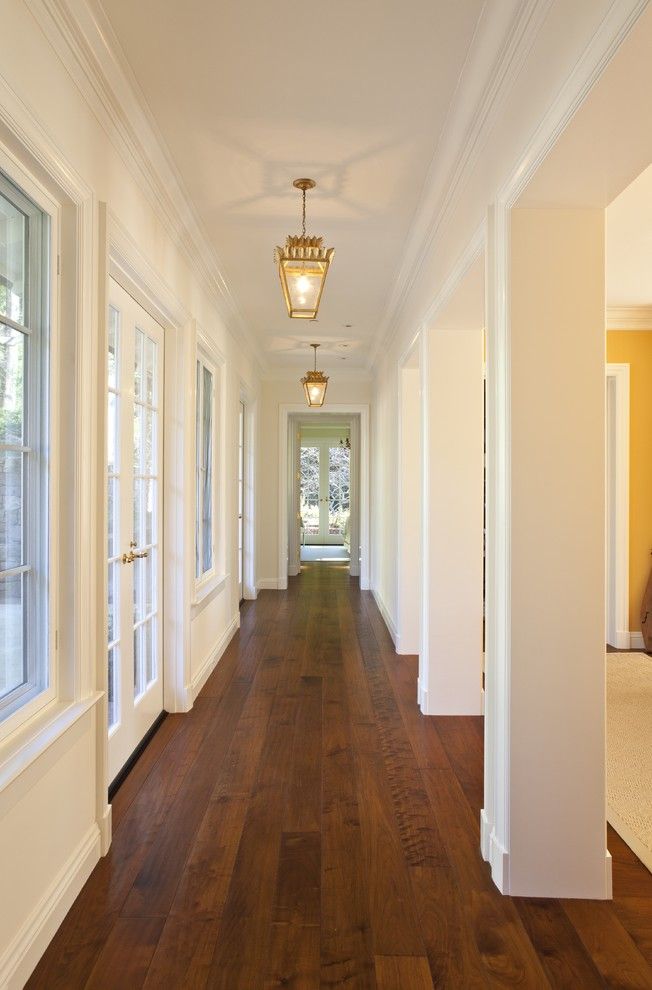 Chelsea Plank Flooring for a Traditional Hall with a Lanterns and Piedmont Residence by Matarozzi Pelsinger Builders