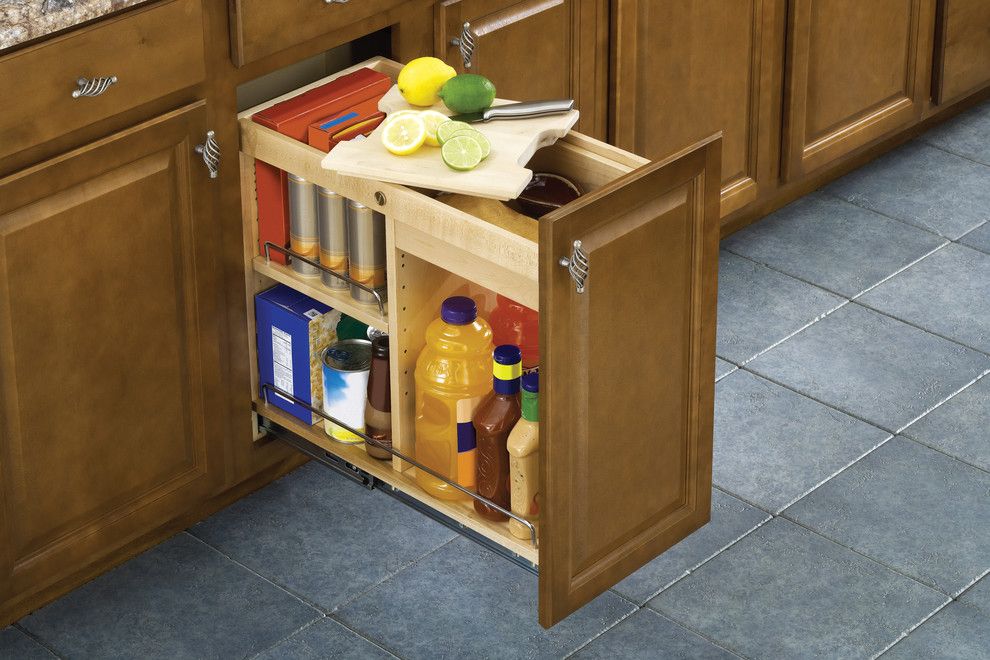 Chesapeake Rv Solutions for a Traditional Kitchen with a Pantry Storage and Kitchen Cabinet Organization Solutions by Ornamental Mouldings