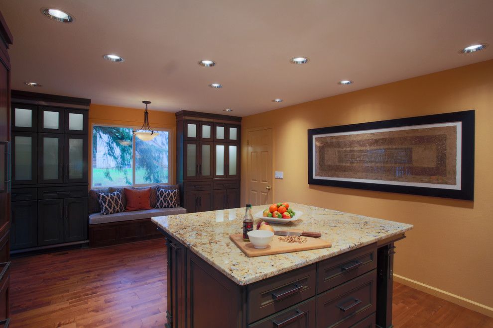 Chown Hardware for a Traditional Kitchen with a Custom Island Legs and Kitchen Remodel by Deb Seeley Designs Llc