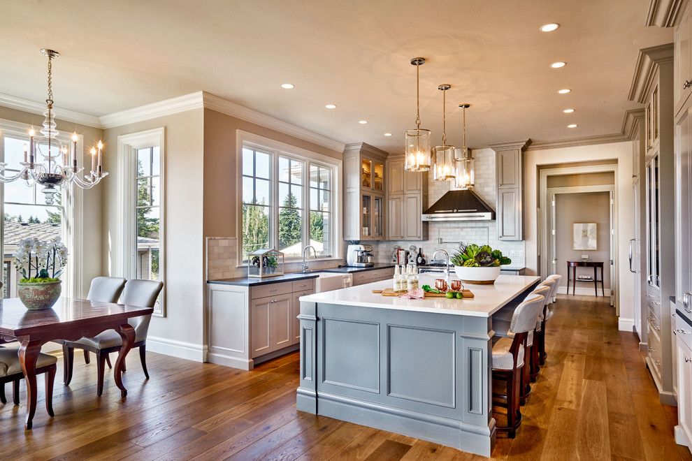 Chown Hardware for a Traditional Kitchen with a Style Decor and the Adeline by Garrison Hullinger Interior Design Inc.