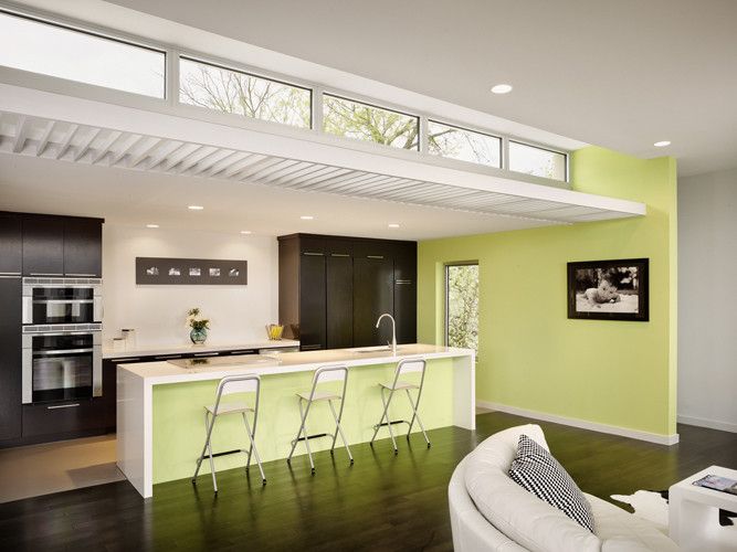 Clerestory Windows for a Modern Kitchen with a Modern and Modern Kitchen by Alterstudio.net