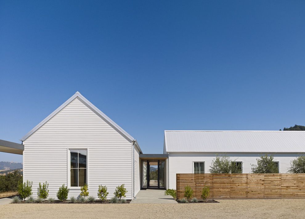 Cob House Plans for a Farmhouse Exterior with a Farmhouse Transitional and Healdsburg Residence by Nick Noyes Architecture