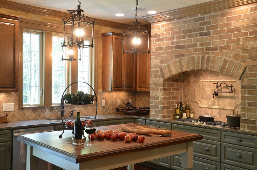 Cobblestone Homes for a Traditional Kitchen with a Traditional and Hgtv   Showhouse Showdown Home 1 by Cobblestone Homes