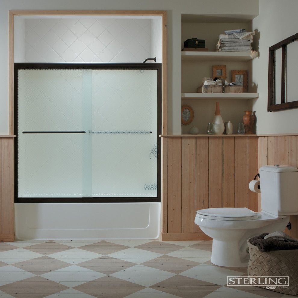 Codel Doors for a Contemporary Bathroom with a Contemporary and Bathroom by Sterling Plumbing