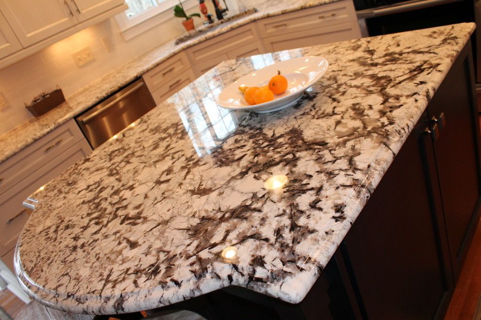 Cold Spring Granite for a Transitional Kitchen with a Lexington Door Style and Raleigh Kitchen Remodel   Transitional, Painted by Rebekah Frye