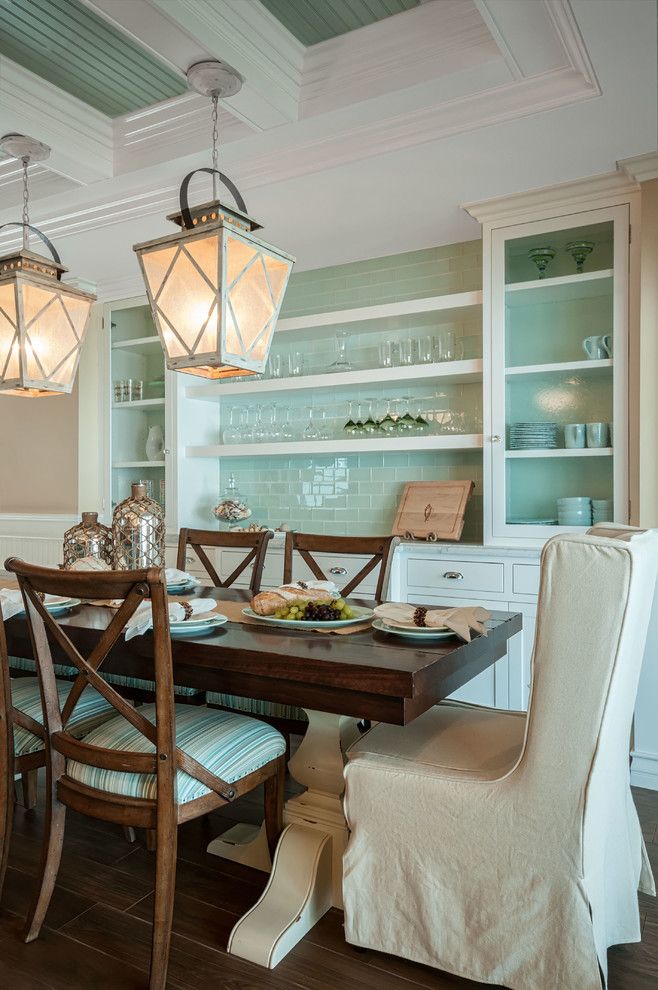 Coleman Furniture Reviews for a Beach Style Dining Room with a Beach Style and Churchill Place Coronado by Qualcraft Construction Inc