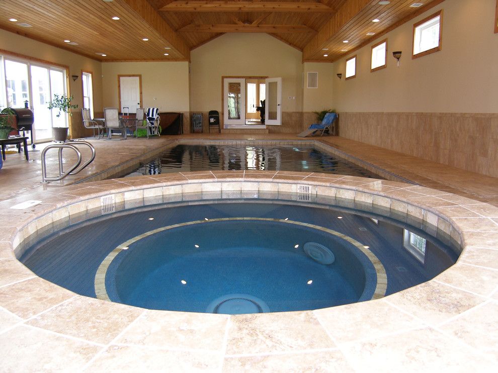 Colley Pools for a Craftsman Pool with a in Floor Cleaning Systems and Indoor Swimming Pools by Colley's Pools & Spas