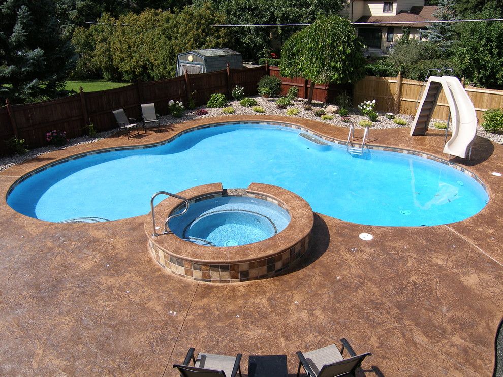 Colley Pools for a  Pool with a Gunite Freeform Oasis Swimming Pools and Gunite Pools by Colley's Pools & Spas