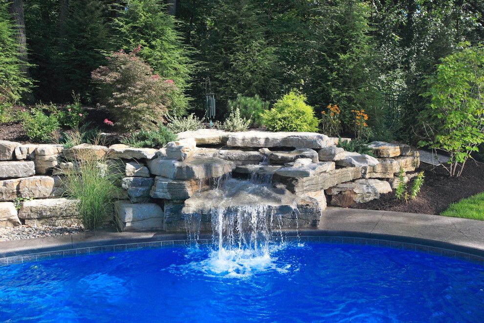 Concord Pools for a Modern Pool with a Beautiful Pools and Waterfalls & Features by Concord Pools & Spas