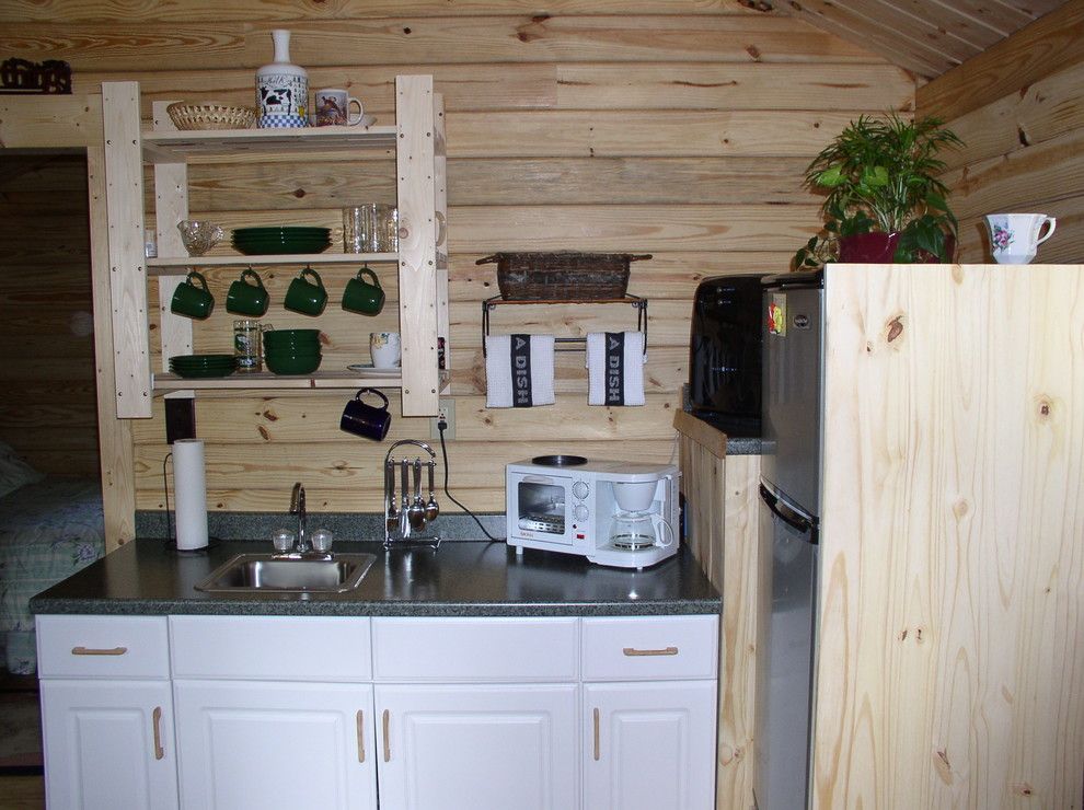 Conestoga Log Cabins for a Rustic Kitchen with a Log Cabin Kits and Serenity 280 Sqf by Conestoga Log Cabins