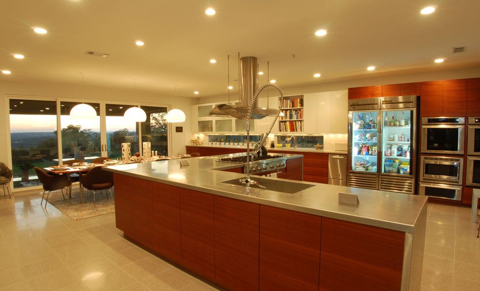 Core Power Yoga Austin for a Contemporary Kitchen with a Pendant Lighting and Knollwood Kitchen by Cornerstone Architects