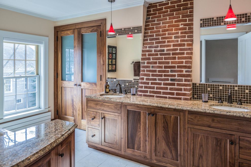 Corrados for a  Spaces with a Bath and Morningstar Tile, Bath Kitchen. April 2014 by Joseph Corrado Photography