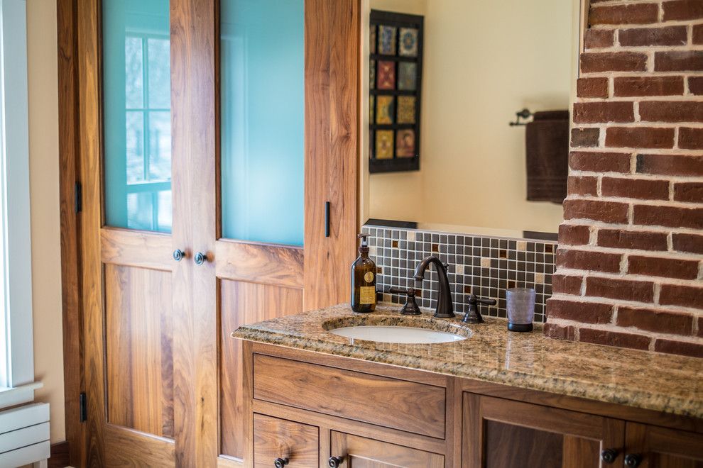 Corrados for a  Spaces with a Bath and Morningstar Tile, Bath Kitchen. April 2014 by Joseph Corrado Photography