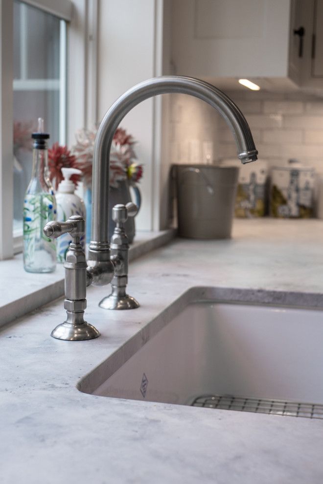 Corrados for a Traditional Kitchen with a Traditional and Southern Maine Kitchen by Joseph Corrado Photography