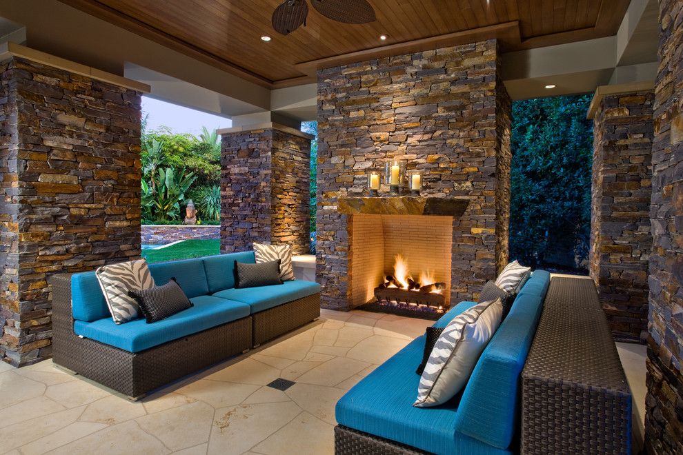 Cort Clearance Furniture for a Contemporary Patio with a Wood Ceiling and Newport Beach   Belcourt Remodel by David A. Kaech & Associates, Inc.