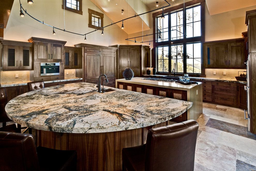 Costco Cabinets for a Traditional Kitchen with a Vaulted Ceiling and Kitchem by Jaffa Group Design Build