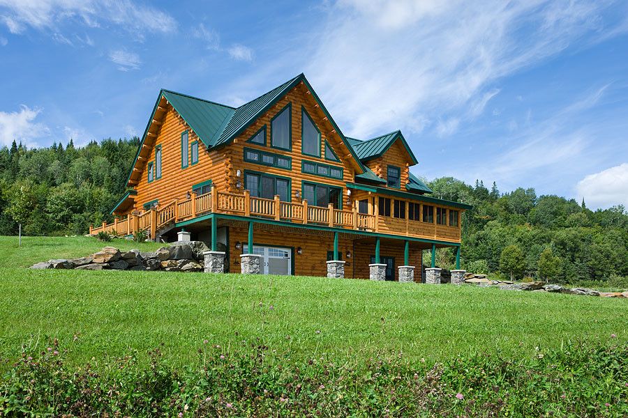 Coventry Log Homes for a Rustic Exterior with a Coventry Log Homes and Log Homes & Cabins   Coventry Log Homes   the Bear Rock by Coventry Log Homes