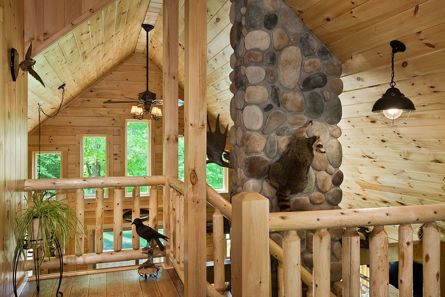 Coventry Log Homes for a Rustic Staircase with a Log Cabins and Log Homes & Cabins   Coventry Log Homes   the Ascutney by Coventry Log Homes