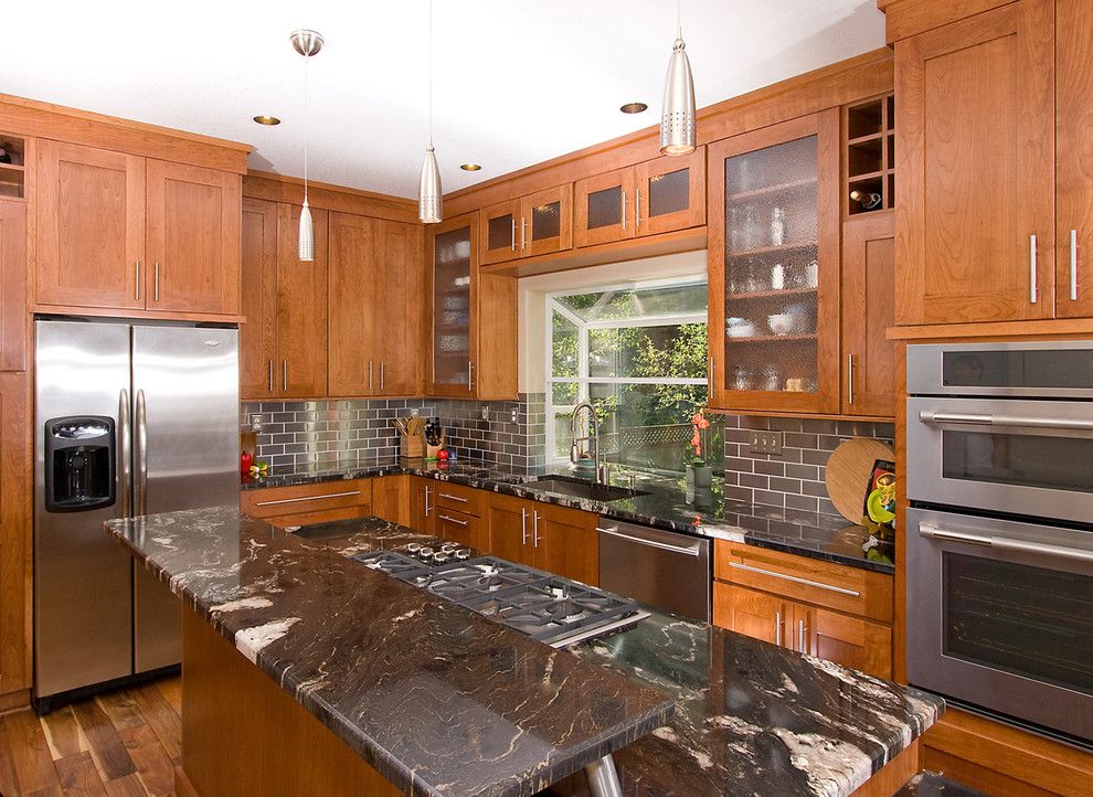 Crescent Electric Supply Company for a Traditional Kitchen with a Ceiling Lighting and Cabinetry Makes a Difference by North Pacific Supply Company, Inc.