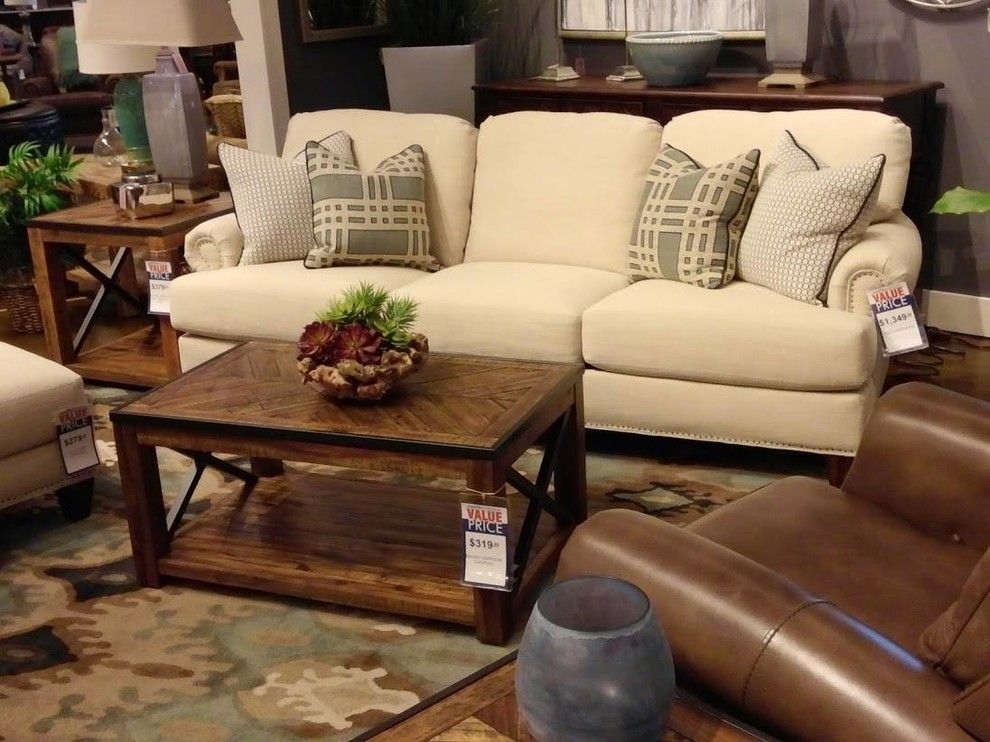 Crowley Furniture for a Traditional Living Room with a Wood Side Table and Gallery by Crowley Furniture