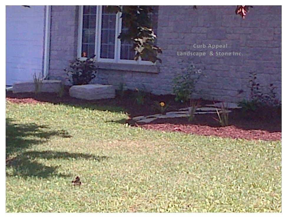 Curb Appeal Landscaping for a  Landscape with a Landscape Overhaul and Mark Jutzi Funeral Home   Milverton by Curb Appeal Landscape & Stone Inc.