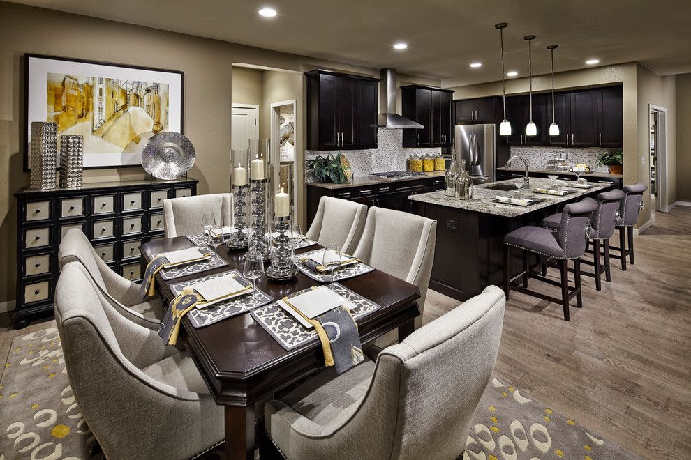 Daltile Denver for a Contemporary Dining Room with a Homes for Sale in Arvada and the Nouvel at Candelas by Village Homes by Village Homes