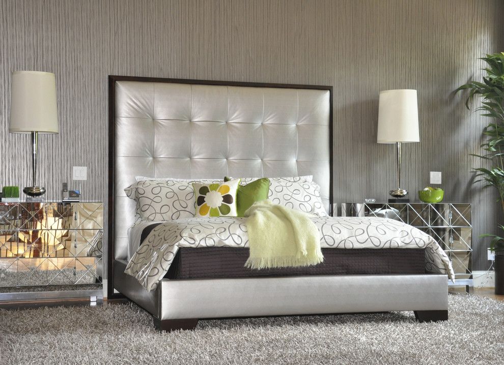 Daltile Las Vegas for a Contemporary Bedroom with a Wallcoverings and Simone Alisa ~ Been There Done That by Simone Alisa