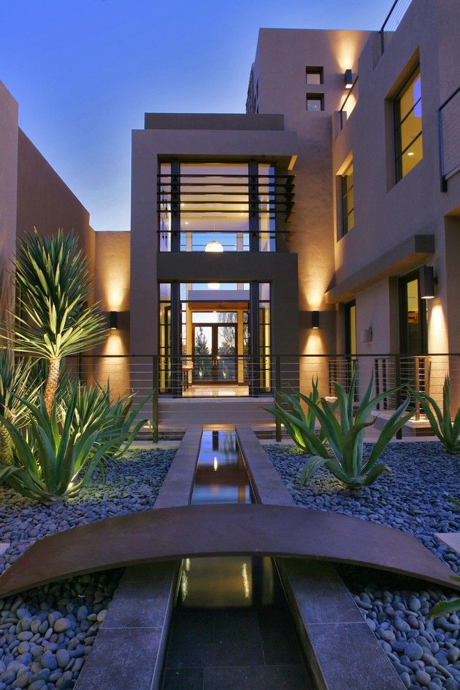 Daltile Las Vegas for a Contemporary Exterior with a Contemporary Landscaping and Marquis Las Vegas (2009 New American Home) by Paul Alvarez