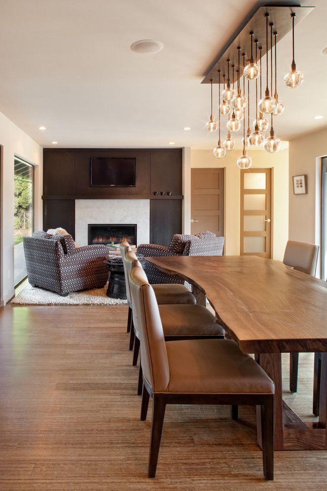 Dania Furniture Portland for a Contemporary Dining Room with a Neutral Colors and Dave Giulietti by Giulietti Schouten Architects