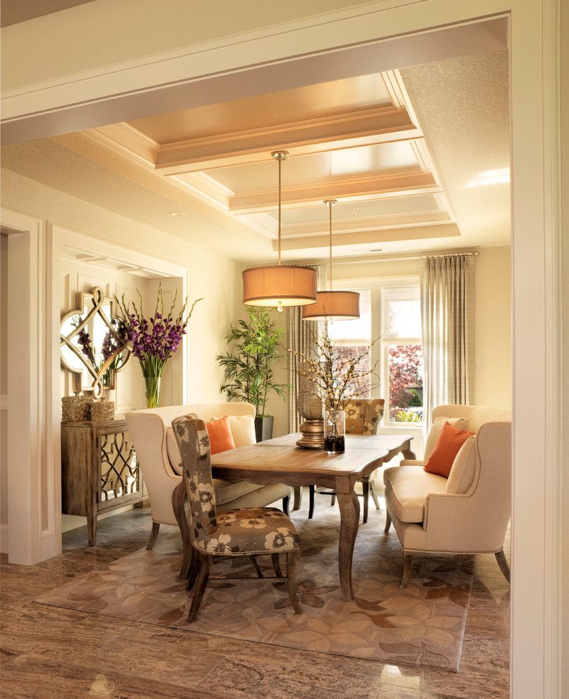 Dania Furniture Portland for a Traditional Dining Room with a Cream and 2011 Street of Dreams (