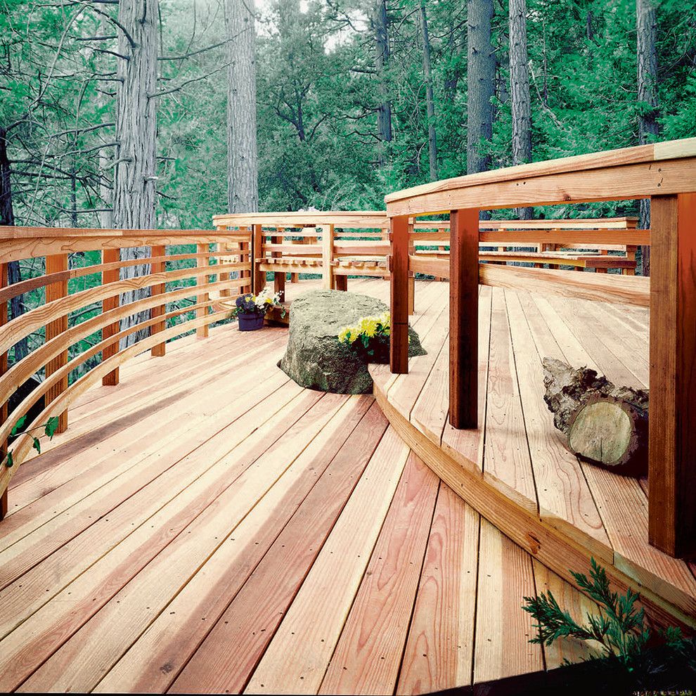 Danielle Fence for a Contemporary Deck with a Contemporary and the Home Depot Decks and Fences by the Home Depot